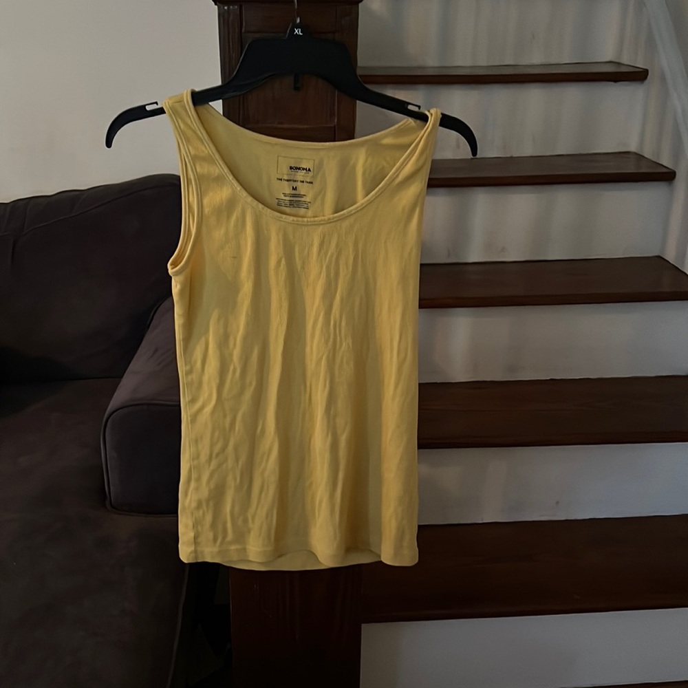 Sonoma everyday rib tank size medium yellow